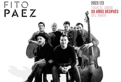 Partes iguales tocará con Fito Páez en su próximo concierto