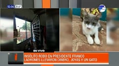 Roban G. 18 millones y hasta el gato de vivienda en Presidente Franco