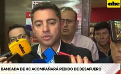 Cartistas anuncian que acompañarán el desafuero de Erico Galeano
