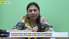 Confirman victoria de candidata colorada en Concepción