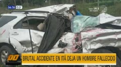 Conductor muere al chocar contra dos camiones en Itá