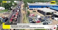 Anuncian paro nacional de camioneros desde este mediodía