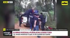 Policía narra versión brindada por estudiante acusado de matar a docente