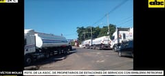 Operadores de Petropar se manifiestan y denuncian triangulación con bolivianos