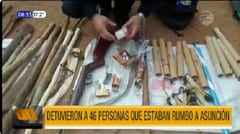 Detienen a 46 personas que viajaban a Asunción para manifestarse
