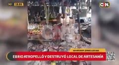 Hombre choca contra local y destruye artesanías en Areguá, reportan