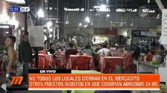 Aclaran que no todos los bares del “Mercadito” cerrarán de noche y madrugada