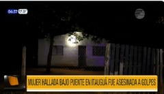 Mujer hallada bajo un puente fue asesinada a golpes, según autopsia