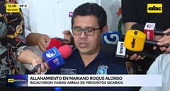 Incautaron armas de “sicarios” en vivienda de Mariano, confirman