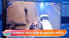 Detienen a tres sospechosos de robar cables de Copaco en Capiatá