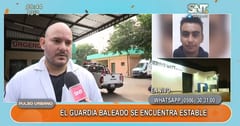 Guardia herido en asalto está intubado pero estable