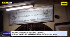 Policía incauta réplica de arma de estudiante en Fernando