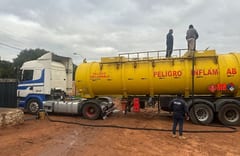Detienen camionero por simular asalto y robo de combustible