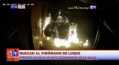Autoridades buscan al “pirómano” de Luque