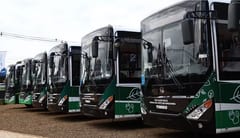 Ciudad del Este estrena buses eléctricos de forma gratuita