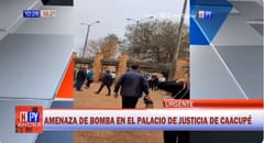 Reportan amenaza de bomba en Palacio de Justicia de Caacupé