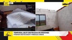 Temporal deja a su paso viviendas destechadas y destrozos
