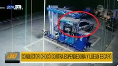 Conductor choca y provoca pérdida de 600 litros de combustible