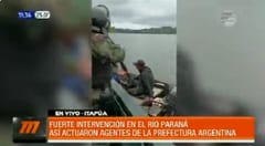 Video revela violenta intercepción de embarcación paraguaya en Argentina
