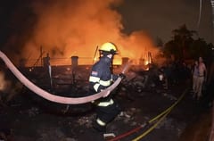 Incendio en Chacarita: más de 20 familias afectadas