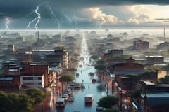 Anuncian miércoles con tormentas y lluvias