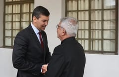 Santiago Peña y la Iglesia: Encuentro clave para priorizar sectores vulnerables