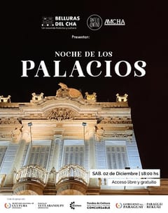 Asunción se ilumina con la ‘Noche de los Palacios’ en diciembre