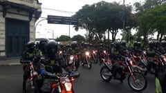 Congestión vehicular en Costanera por acto del Grupo Lince