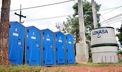 SENASA asegura agua limpia y sanitarios para devotos en Caacupé