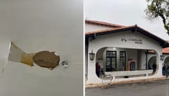 Se desploma techo sobre enferma en Ineram