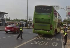 Multas de hasta G. 2.000.000 por no respetar carril único de buses, a partir del lunes 22