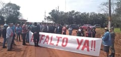 ¡Liberación clama por asfalto! Habitantes exigen ruta de 32 km a Maracaná
