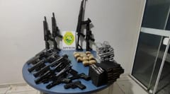 Venezolano cae en frontera con arsenal que habría ingresado por Paraguay