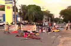 Indígenas de Caaguazú protestan en Asunción por falta de servicios básicos