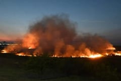 Tres incendios se reactivan en diferentes puntos del país