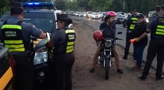 Conductores sancionados por adelantamiento indebido en Ñu Guasu
