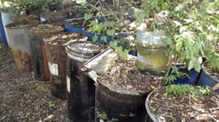 Grave contaminación por toneladas de pilas en descomposición