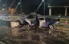 Trágico accidente en autopista Ñu Guasu: dos personas mueren calcinadas