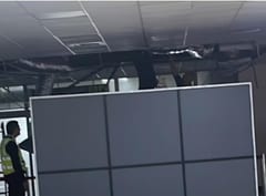 Parte del cielorraso cae en el Aeropuerto Silvio Pettirossi