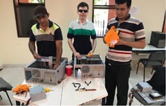 SNPP inaugura laboratorio de informática para no videntes