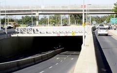 Robo de reflectores deja a oscuras túnel de Madame Lynch