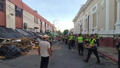 Policía desaloja campamento frente al Indert