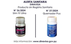 Dinavisa alerta sobre productos para pérdida de peso sin registro