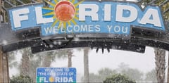 Nevadas históricas cubren el sur de EE.UU.: Florida bate récords
