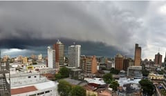 Jornada húmeda y calurosa con probables tormentas eléctricas