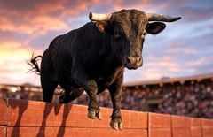 Toro salta valla de seguridad y causa pánico en toreada de Sapucái
