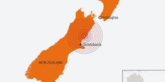 Fuerte sismo de 6,8 sacude el sur de Nueva Zelanda