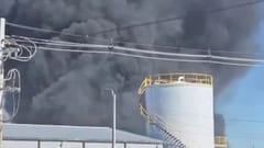 Voraz incendio consume fábrica de alcohol en Paraguarí