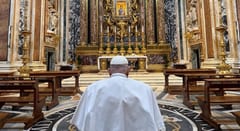 El papa Francisco reaparece en Domingo de Ramos