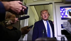 Trump amenaza a Irán y dice tener ubicado a su líder